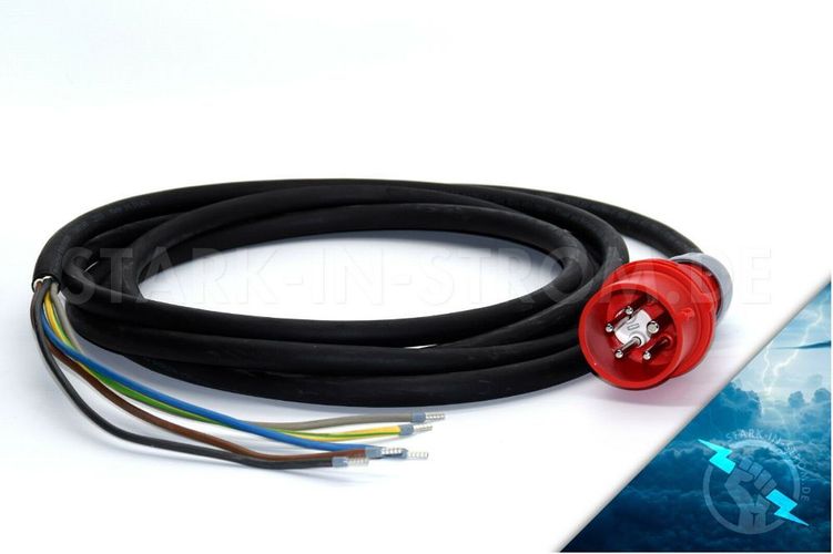 CEE 10m Verlängerungskabel Starkstromkabel 16A 5x1,5mm² Phasenwender