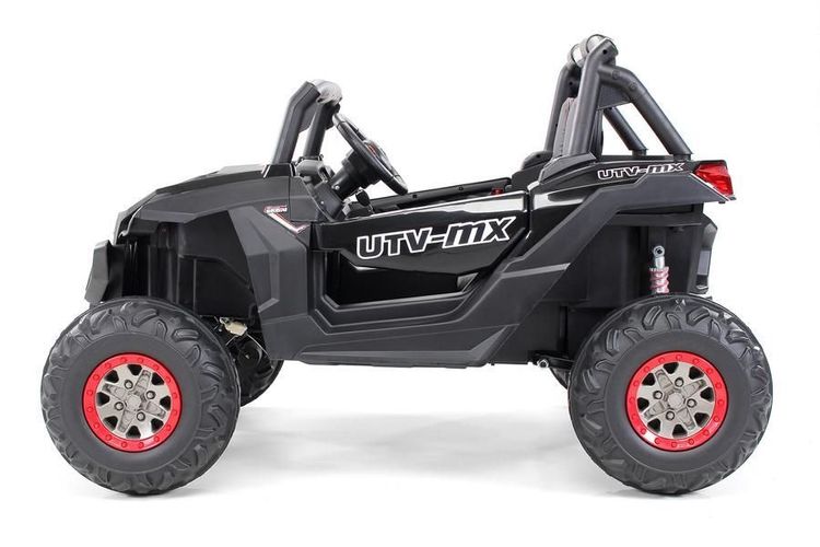 Kinder Elektroauto Utv Buggy Mx Allrad 4x4 Kinderfahrzeug Schwarz Kaufen Bei Hood De