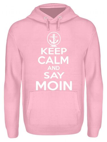 Keep Calm And Say Moin Plattdeutsch Norddeutsch Norden Unis Unisex Hoodie Kaufen Bei Hood De