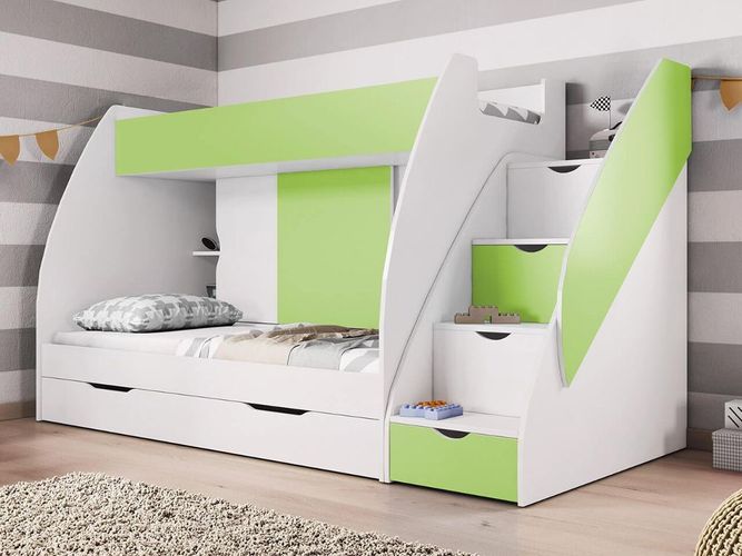 Hochbett Martin Modern Kinderzimmer Doppel Stockbett Etagenbett mit