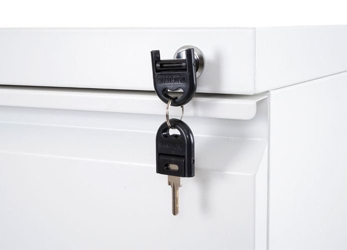 Rollcontainer Boston HWC-E66, Aktenschrank Stahlschrank, Hängeregister