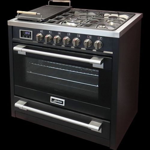 Fornello A Gas Kaiser 90 Cm - Elettrico, Per Gas Naturale/Propano, Con Piastra Griglia - Foto 9