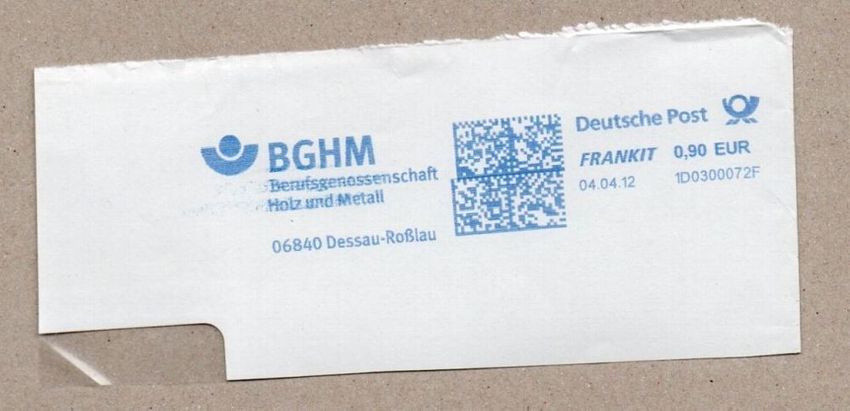 066 Brd Afs Frankit Bghm Berufsgenossenschaft Dessau Rosslau Kaufen Bei Hood De