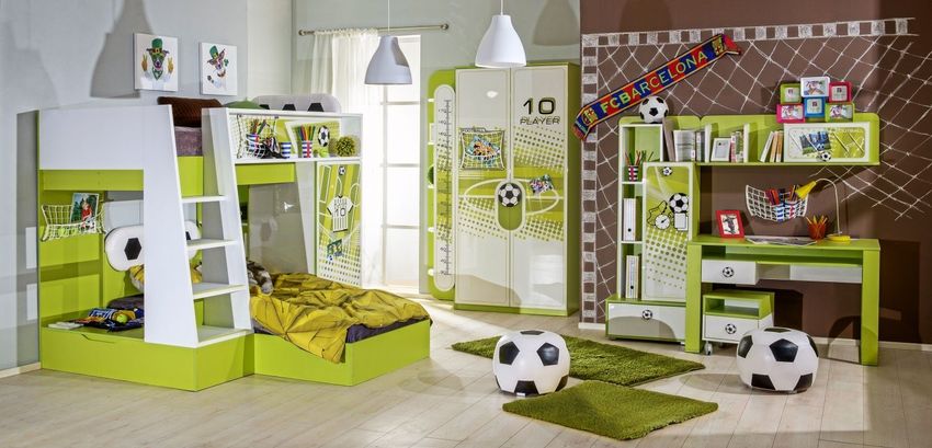 Fussball Kinderzimmer Komplett Set Football 9 Teilig Kaufen Bei Hood De