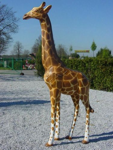 Lemonadeus Giraffe Mit Zahnspangen Skulptur – Ca. 20,3 Cm, Kunstharz, Witzige Deko Für Garten, Praxis Oder Zuhause