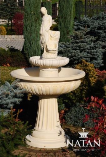 Springbrunnen Garten Teich Brunnen 164cm Steinbrunnen Gartenbrunnen Fontaine Neu Kaufen Bei Hood De