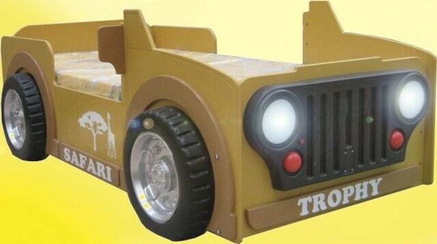Kinderbett Jeep Fahrzeug Africa Schlafzimmer Jugendbett AUTO BETT