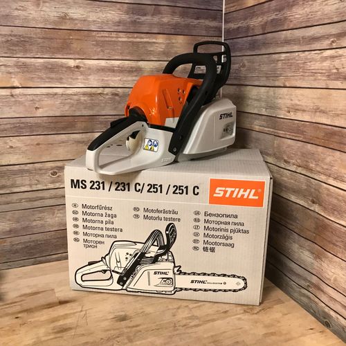 Neu Stihl Ms 251 Kettensage Motorsage 3 8p Mit 35 Cm 1x Schwert 2x Ketten Wow Angebot Kaufen Bei Hood De