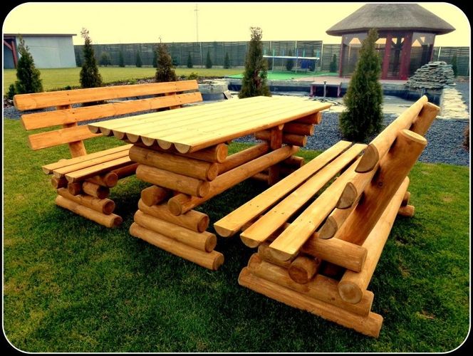 Neu Holz Gartenmöbelsets, Terrassenset, POL, Farbe wählbar kaufen bei