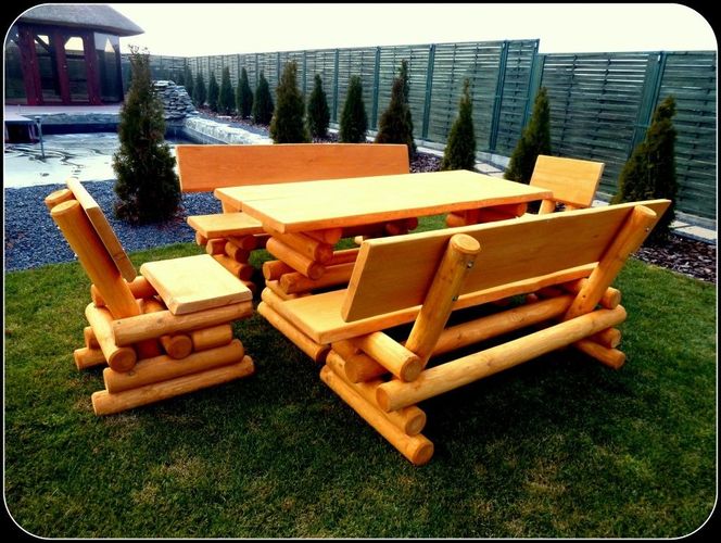 Neu Holz Gartenmöbelsets, Terrassenset, DE + 2, Farbe wählbar kaufen
