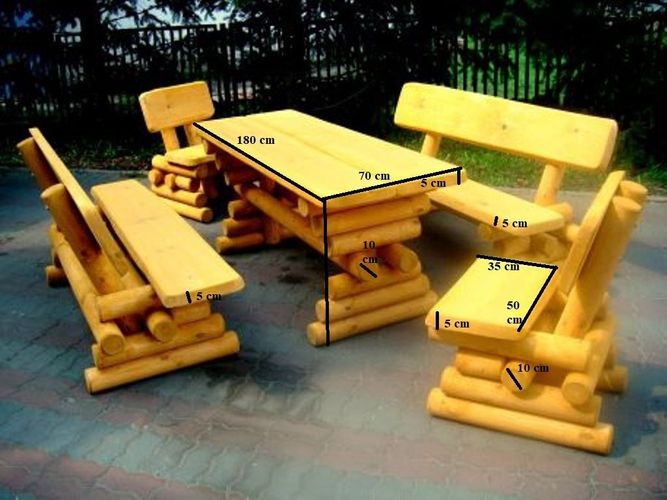 Neu Holz Gartenmöbelsets, Terrassenset, DE + 2, Farbe wählbar kaufen