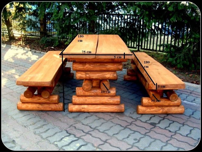 Neu Holz Gartenmöbelsets, Terrassenset DE-OP, Farbe wählbar kaufen bei