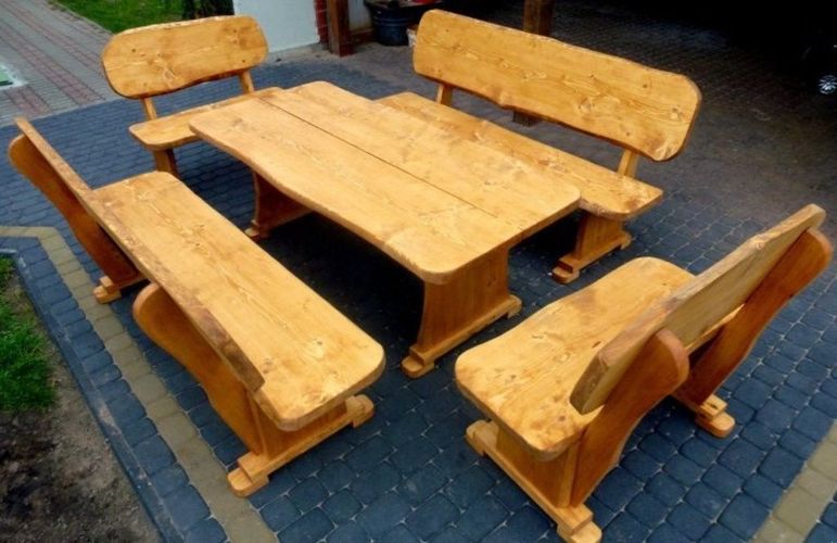 Neu Holz Gartenmöbel, Terrassensets, Für 12 Personen, Farbe wählbar