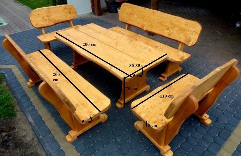 Neu Holz Gartenmöbel, Terrassensets, Für 12 Personen, Farbe wählbar