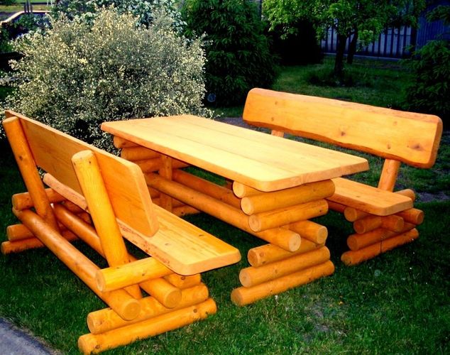 Neu Holz Gartenmöbelsets, Terrassenset DE, Farbe wählbar kaufen bei Hood.de