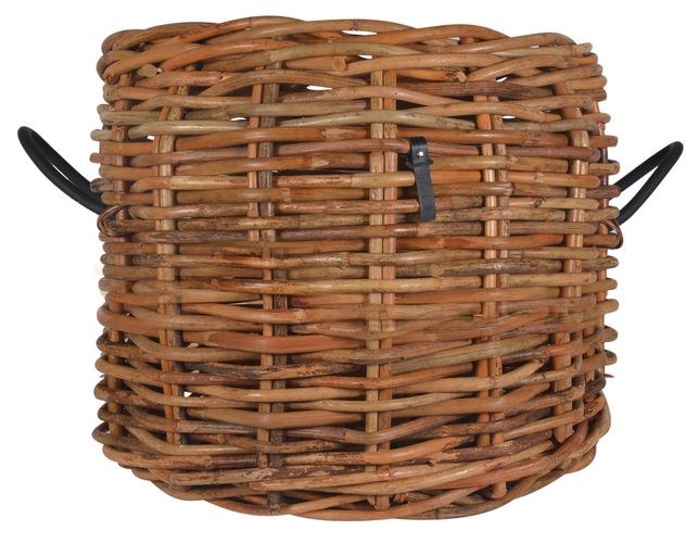 A2 Living RATTAN KORB MEGA Flach 50x62 cm Blumentopf Blumenkübel