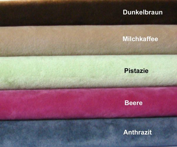 20 x 25 cm Ministoff Pfotenstoff VANILLE Teddy Tatzenvelour Tatzenstoff