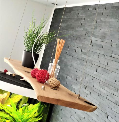 Deckenlampe LED Hängelampe Pendelleuchte aus Holz Holzlampe Eiche