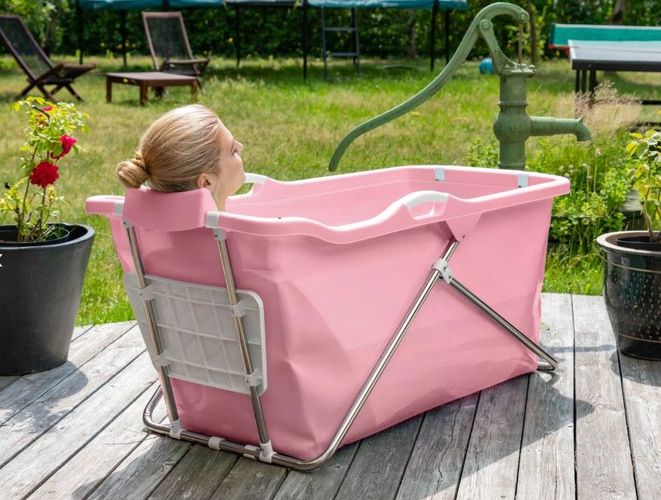 Faltbare Badewanne mobile Badewanne Erwachsene 128cm Tragbar kaufen bei