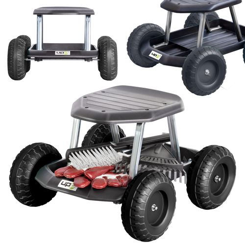 UPP Gartenwagen Rollsitz Gartenhelfer Rollwagen Sitzhilfe Hocker Sitz