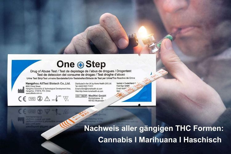 One + Step® Drogentest Cannabis / Marihuana / Haschisch / THC Schnelltest kaufen bei Hood.de