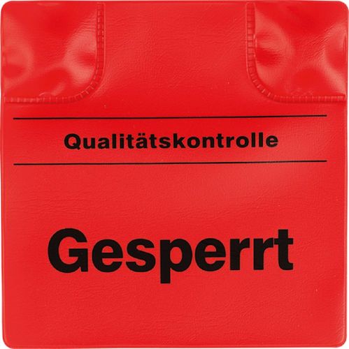 Magnetpad Rot 110x110mm Gesperrt Magnet Schild Qualitatskontrolle 5076 00 Kaufen Bei Hood De