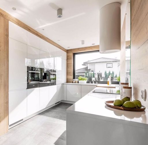 XXL Küche Küchenzeile U-Küche weiß grifflos individuell stellbar kaufen