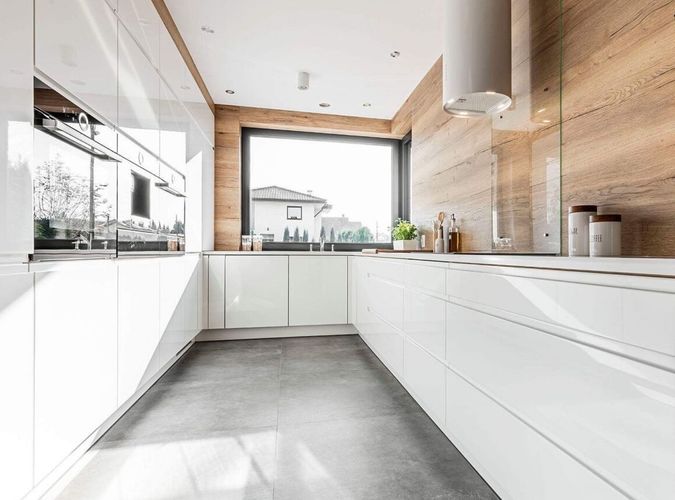 XXL Küche Küchenzeile U-Küche weiß grifflos individuell stellbar kaufen