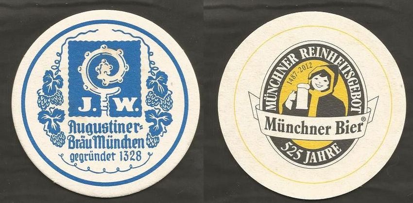 Bierdeckel Augustiner Brau Munchen Kaufen Bei Hood De