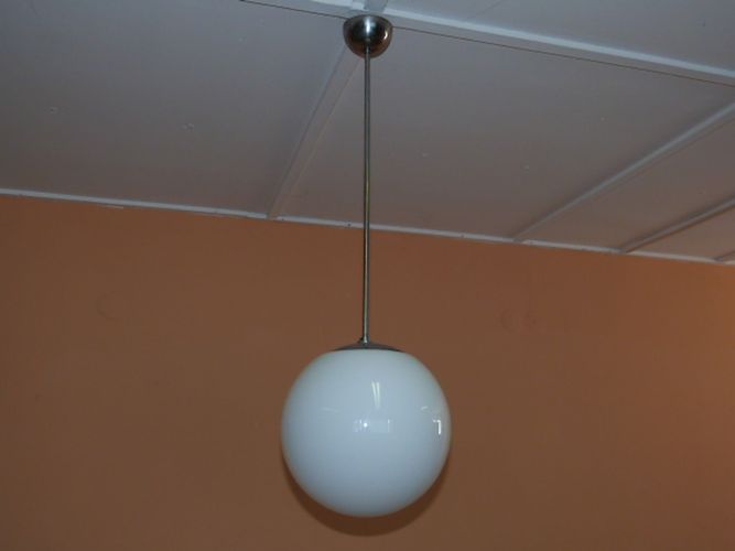 Lampenschirm Lampe Kugellampeschirm Art Déco Art Deko ähnl Bauhaus Kugel D:13cm