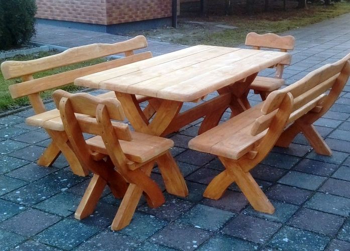 Neu Holz Gartenmöbelsets , Terrassenset AS , Farbe wählbar kaufen bei