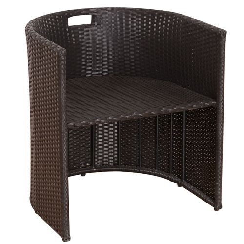 Outsunny® Exklusives Polyrattan Bistro set Balkonset Balkonmöbel kaufen