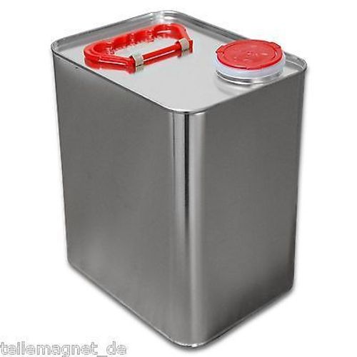 Kanister 3 Liter eckig Metallkanister, Blechkanister, Weißblech (23005