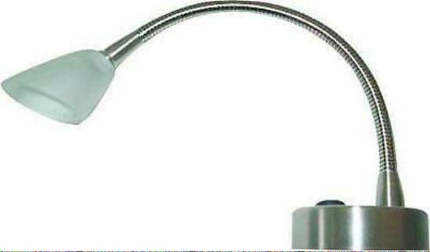 Schwanenhals Leuchte chrom LED Aufbauleuchte Wand Lampe 12V 3W 259330b2