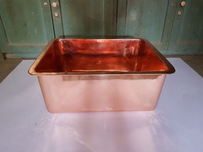 Einbaubecken Waschbecken Kupfer Becken Handwaschbecken Kupferbecken