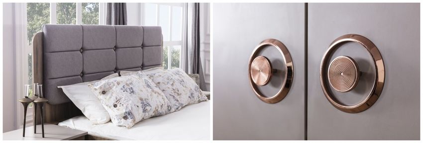 Schlafzimmer Set mit Stauraumbett Retaro in Holzoptik kaufen bei Hood.de