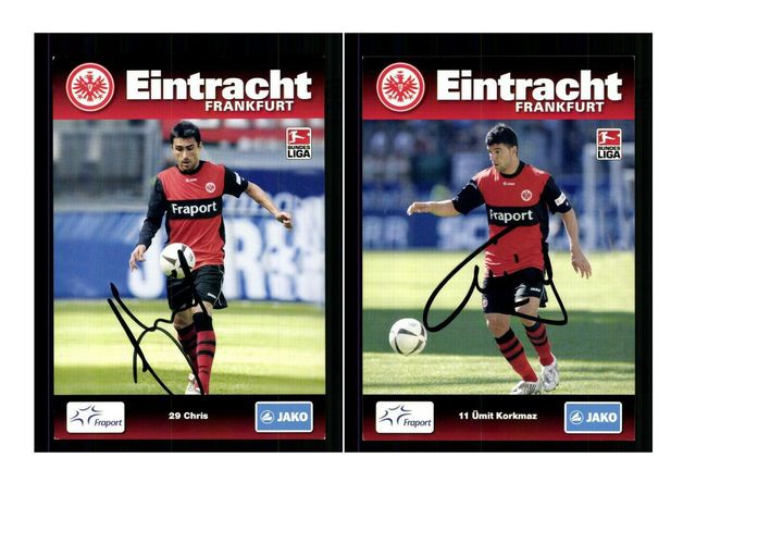 Maik Franz Autogrammkarte Eintracht Frankfurt 2009-10 Original Signiert 