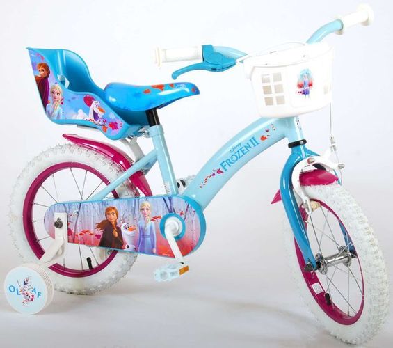 Disney 12 Zoll Mädchenfahrrad Kinderfahrrad Fahrrad Frozen Eiskönigin Bike Rad VOLARE 91250