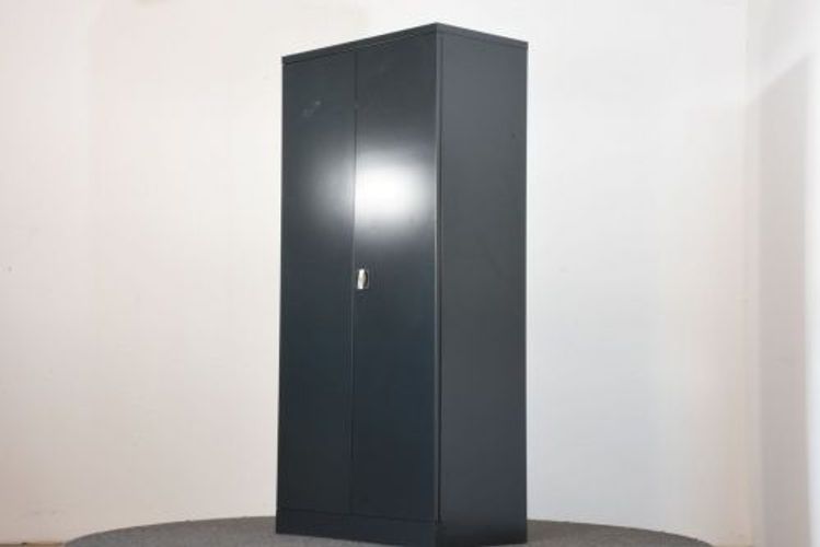 Metallschrank, 195x91,5x50cm, schwarz, gebraucht kaufen bei Hood.de