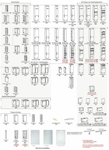 Klassische Einbauküche Küchenzeile Trüffel Matt MDF Fronten 330 cm