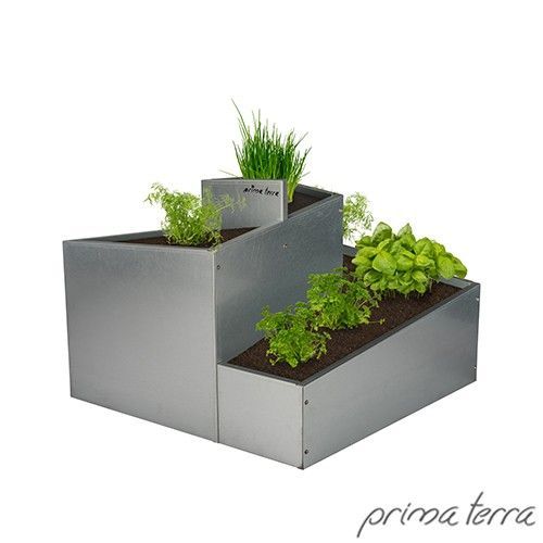 Kräuterschnecke verzinkt eckig kaufen bei Hood.de