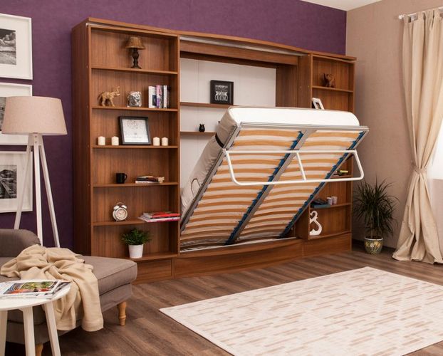 Multimo Sliding SUIT Wohnwand mit Schrankbett / Wandbett kaufen bei Hood.de