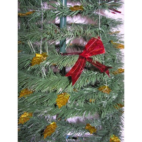 Kunstlicher Weihnachtsbaum 120cm Dekoriert Rot Gold Tannenbaum Mit Stander Kaufen Bei Hood De