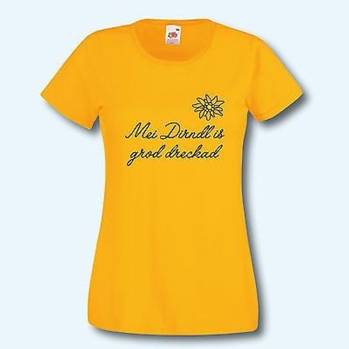 Mei du is Grod dreckad T-shirt 14 couleurs Oktoberfest Fun-shirt xs-xxl 