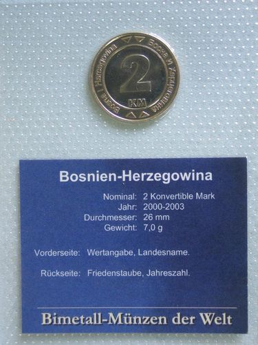 2 Konvertible Mark Aus Bosnien Herzegowina 00 Kaufen Bei Hood De