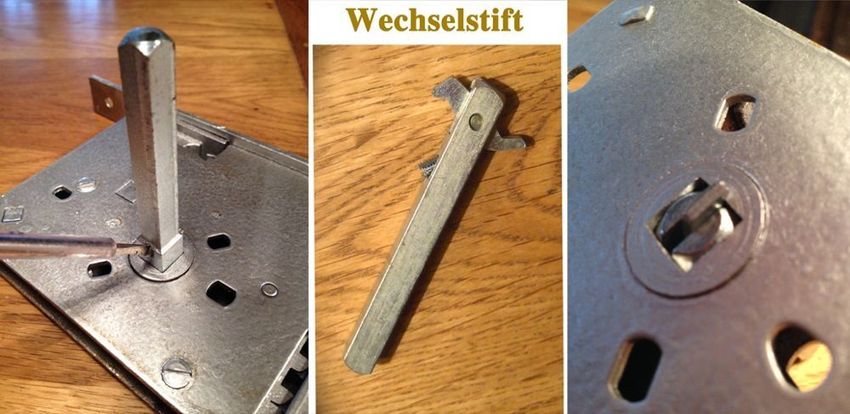 Türbeschläge Montage Tür Schloss, Dorn für antike Haustür PZ