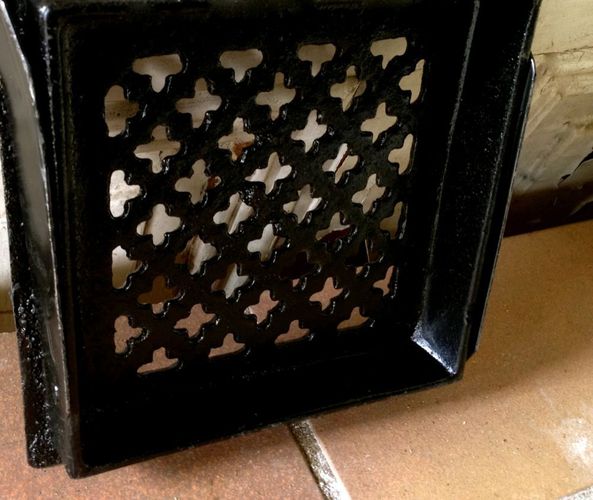 Lüftungsgitter Kachelofen -wie antik Wärmluftgitter Luftgitter Ofen