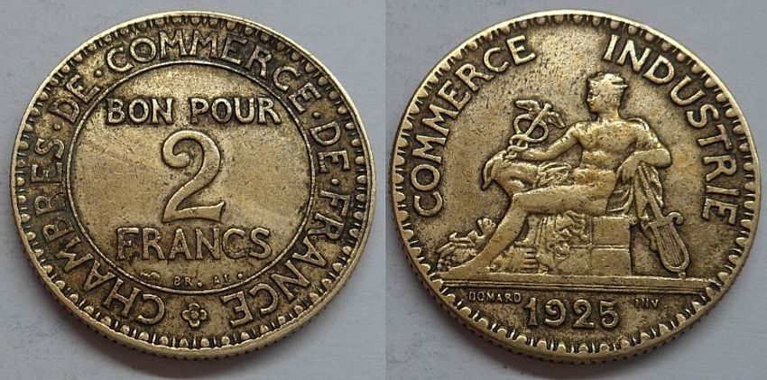 Frankreich 2 Francs 1925 B11 kaufen bei Hood.de