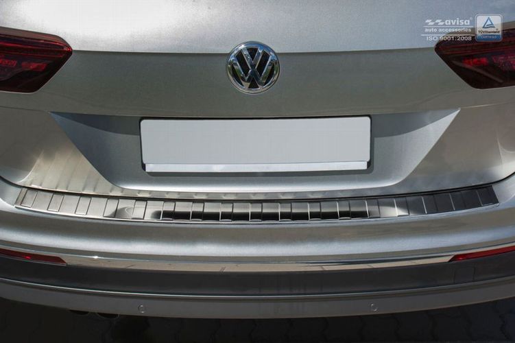 Edelstahl Ladekantenschutz Fur Stossstange Vw Tiguan Ii Bj Ab 2015 Stossstangenschutz Kaufen Bei Hood De