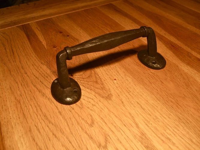 Türgriff schön wie antik Haustür Griff aus Gusseisen, gewachst kaufen